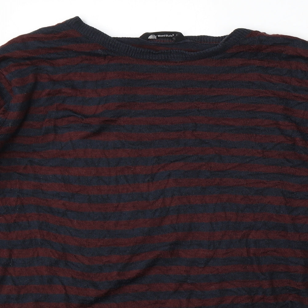Womens UK Size XL Cedar Wood State Multicoloured Pullover Jumper