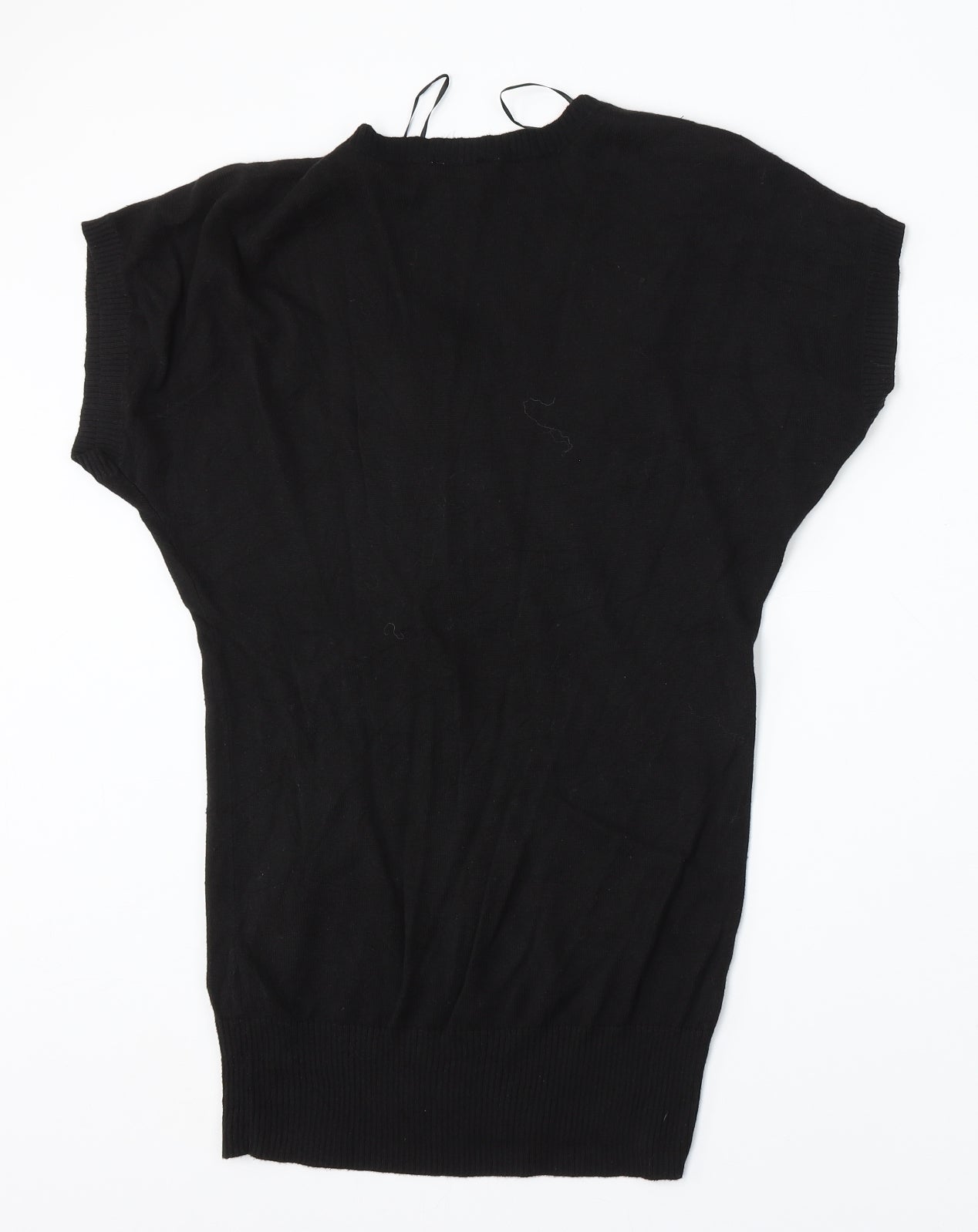 Womens UK Size S Mia Moda Black Pullover Jumper