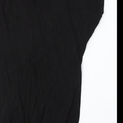 Womens UK Size S Mia Moda Black Pullover Jumper