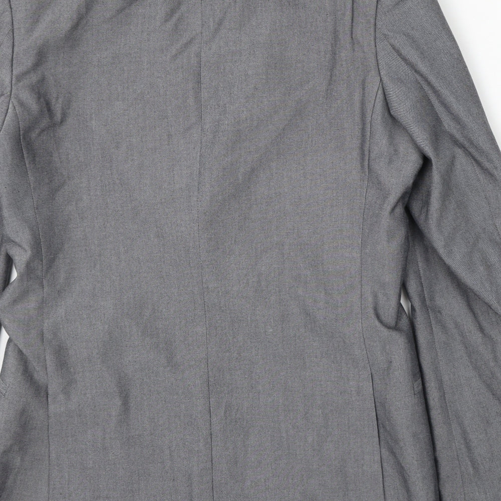 Mens UK Size 38 limehaus Regular Grey Suit Jacket