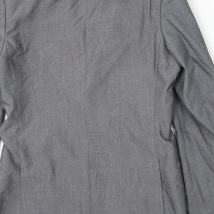 Mens UK Size 38 limehaus Regular Grey Suit Jacket