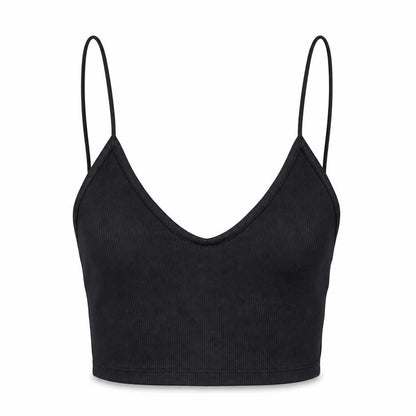 Womens UK Size S H&M Black Basic Tank