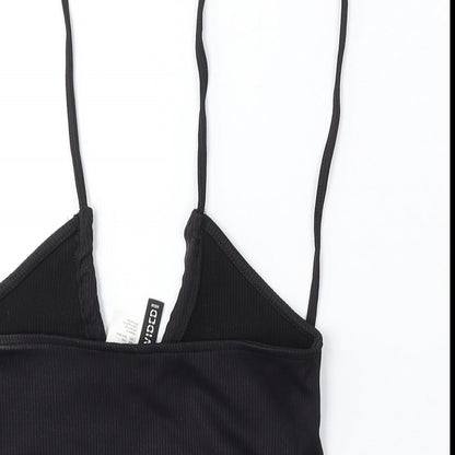 Womens UK Size S H&M Black Basic Tank