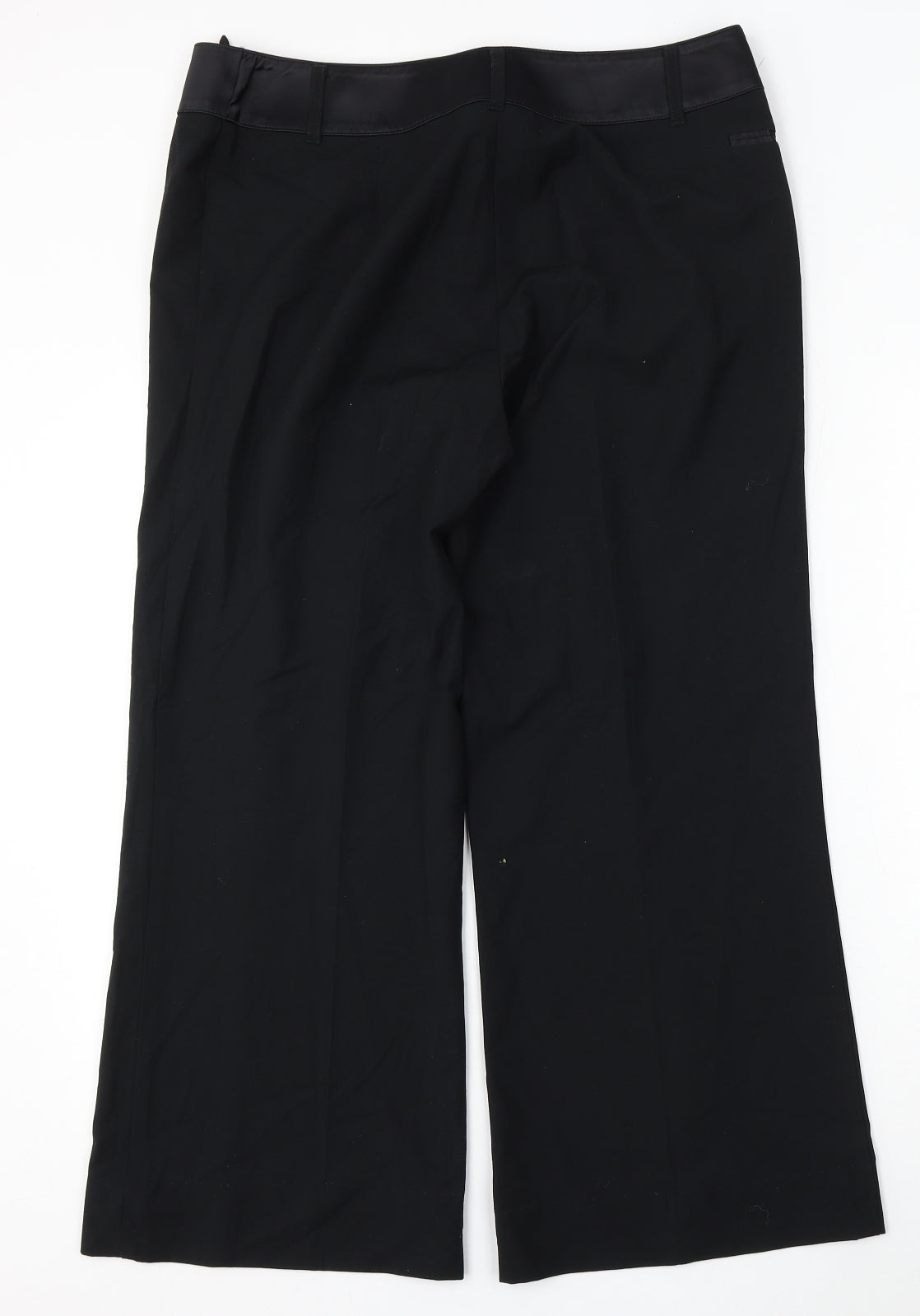 Womens UK Size 16 Marks and Spencer Regular Fit  Black Trousers
