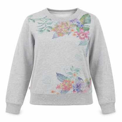 Accessorize Womens Grey Polyester Pullover Sweatshirt Size XS