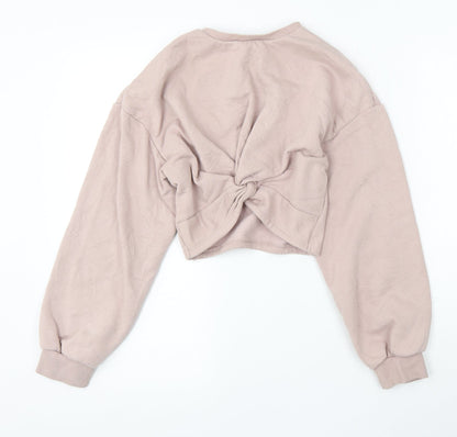 Womens UK Size XS H&M Pink Pullover Jumper