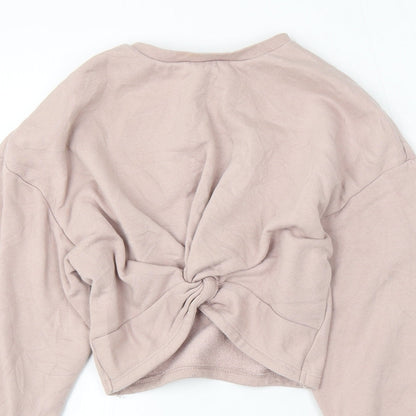 Womens UK Size XS H&M Pink Pullover Jumper
