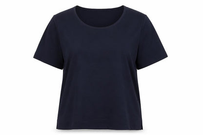 Womens UK Size XL CC Blue Basic T-Shirt