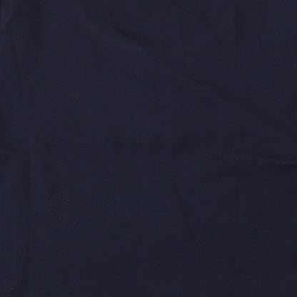 CC Womens Blue Cotton Basic T-Shirt Size XL Round Neck