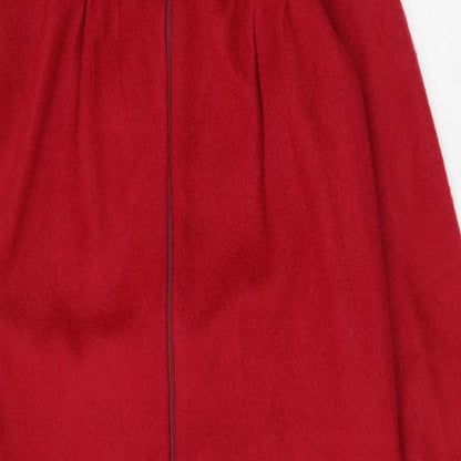 Afibel Womens Red Jacket Size 14 Zip