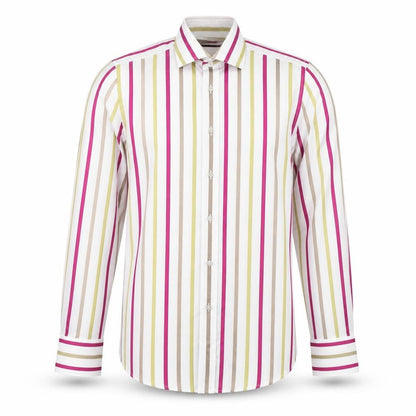 Mens UK Size 15 Duchamp Multicoloured  Button-Up Long Sleeve Casual Shirt