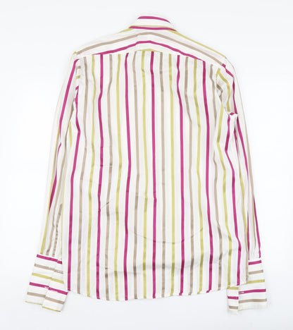 Mens UK Size 15 Duchamp Multicoloured  Button-Up Long Sleeve Casual Shirt