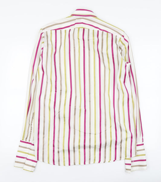 Mens UK Size 15 Duchamp Multicoloured  Button-Up Long Sleeve Casual Shirt