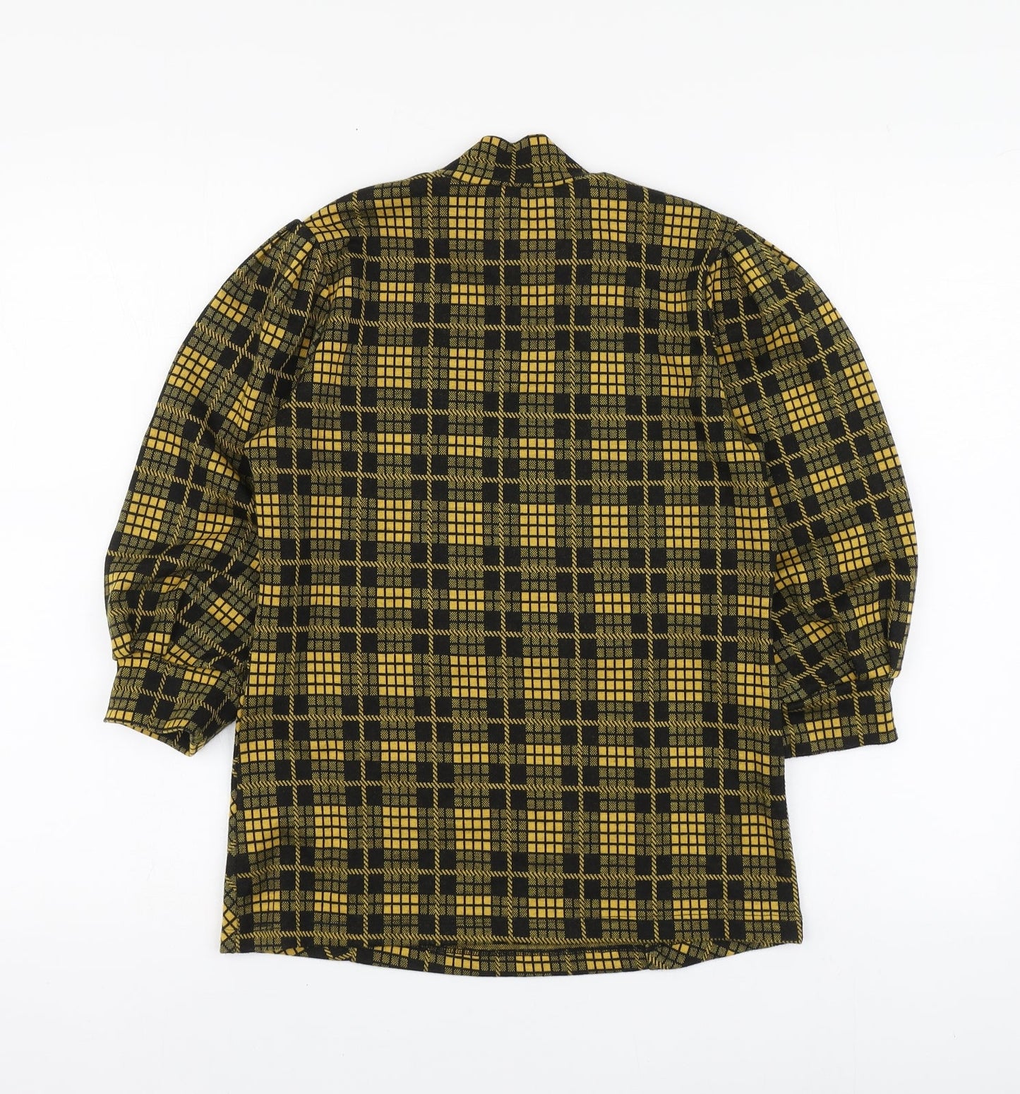 Womens UK Size XS Savida Yellow Basic Blouse