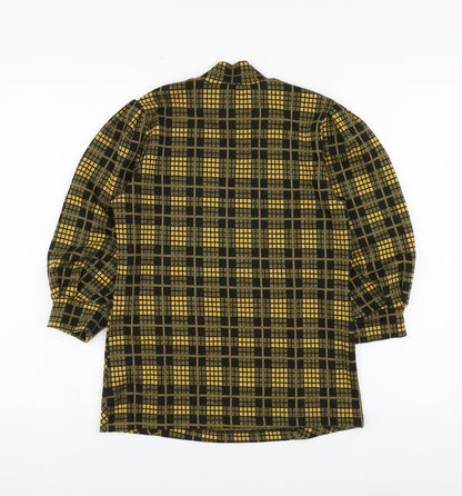 Womens UK Size XS Savida Yellow Basic Blouse
