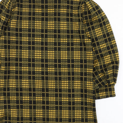 Womens UK Size XS Savida Yellow Basic Blouse