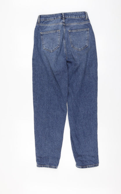 Denim.Co Womens Blue Cotton Mom Jeans Size 6 L27 in Regular