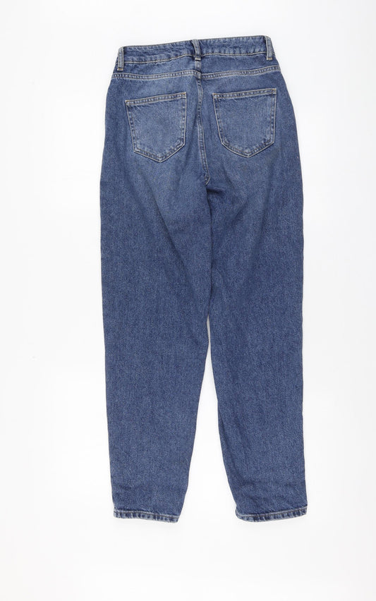 Denim.Co Womens Blue Cotton Mom Jeans Size 6 L27 in Regular
