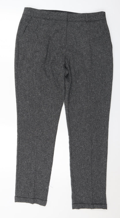 Womens UK Size 14 M&Co Regular Fit  Grey Trousers