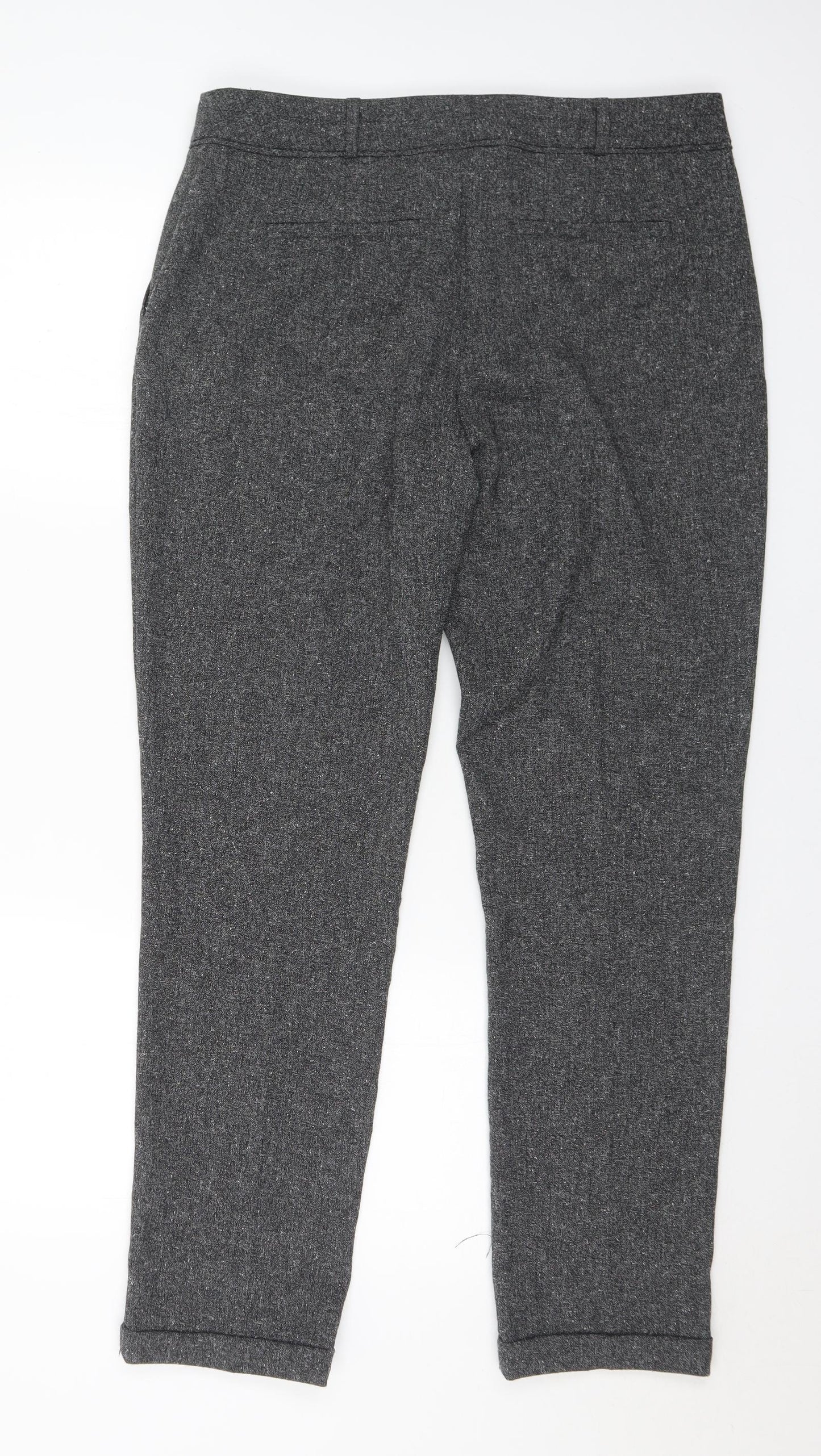 Womens UK Size 14 M&Co Regular Fit  Grey Trousers