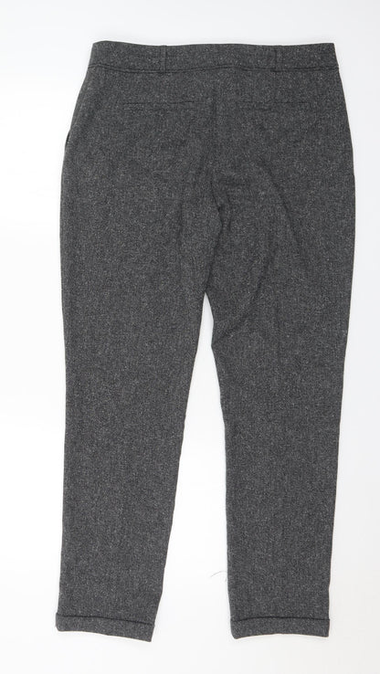 Womens UK Size 14 M&Co Regular Fit  Grey Trousers