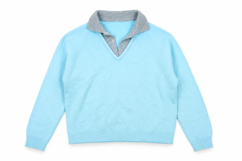 Womens UK Size M Preworn Blue Pullover Jumper