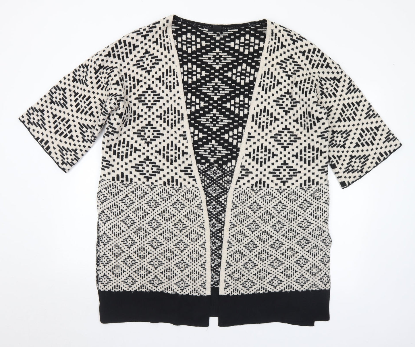 Womens UK Size XS H&M Beige Cardigan Jumper
