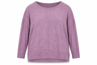 Womens UK Size L Rainbow Purple Pullover Jumper