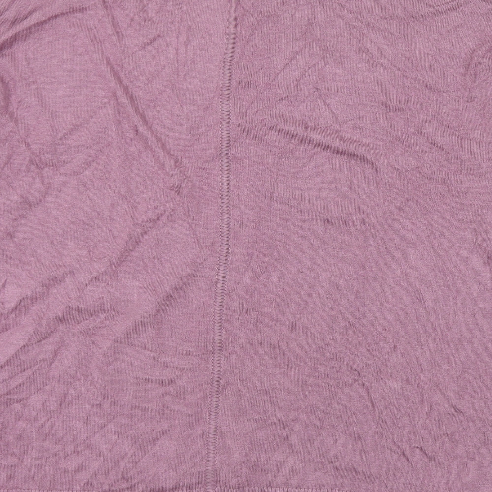 Womens UK Size L Rainbow Purple Pullover Jumper