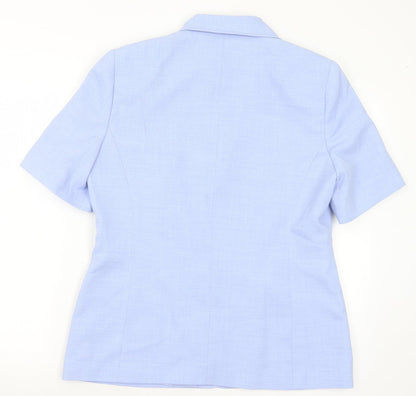 BHS Womens Purple Polyester Jacket Suit Jacket Size 14