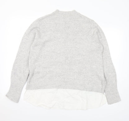 Womens UK Size L Matalan Grey Pullover Jumper