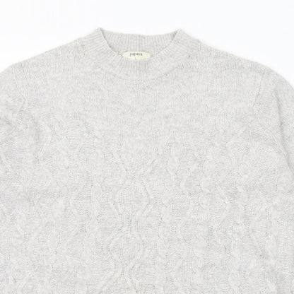 Womens UK Size L Matalan Grey Pullover Jumper