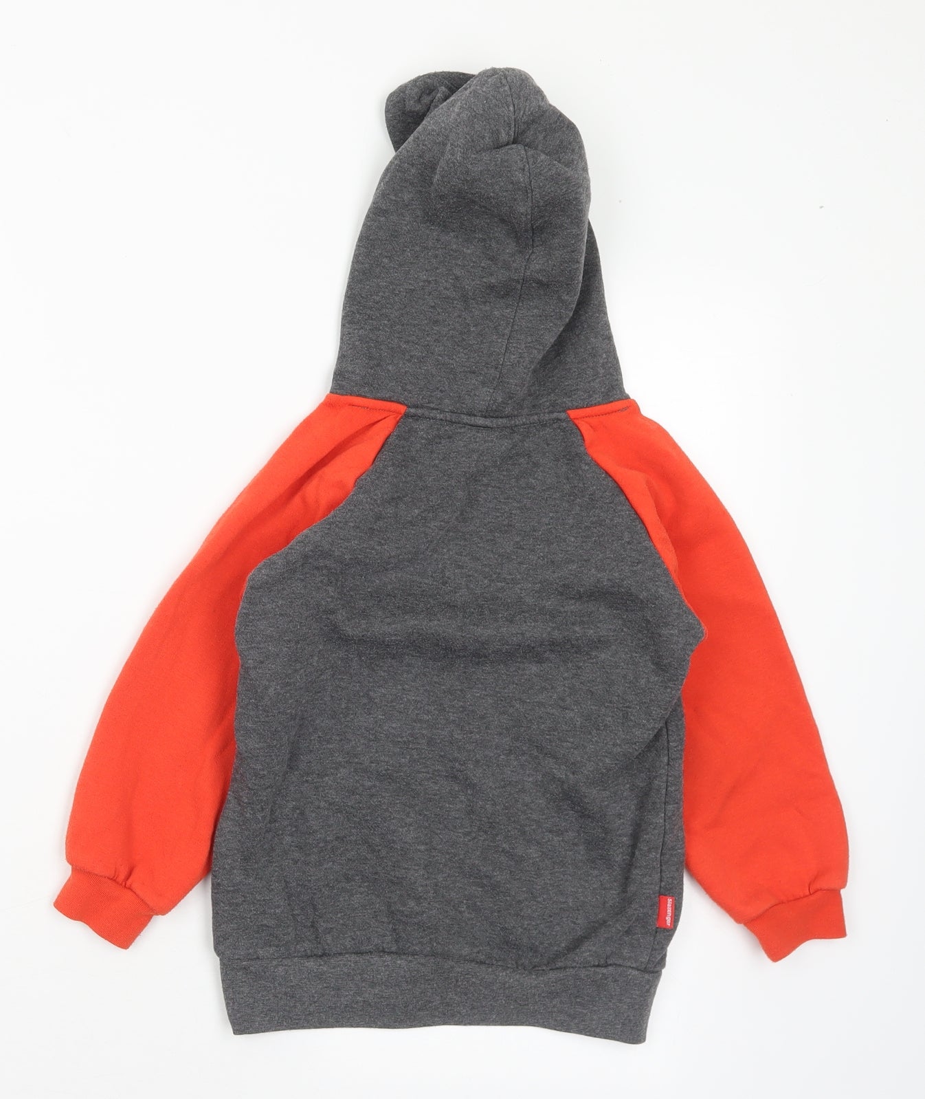 Slazenger Boys Grey Polyester Pullover Hoodie Size 5-6 Years