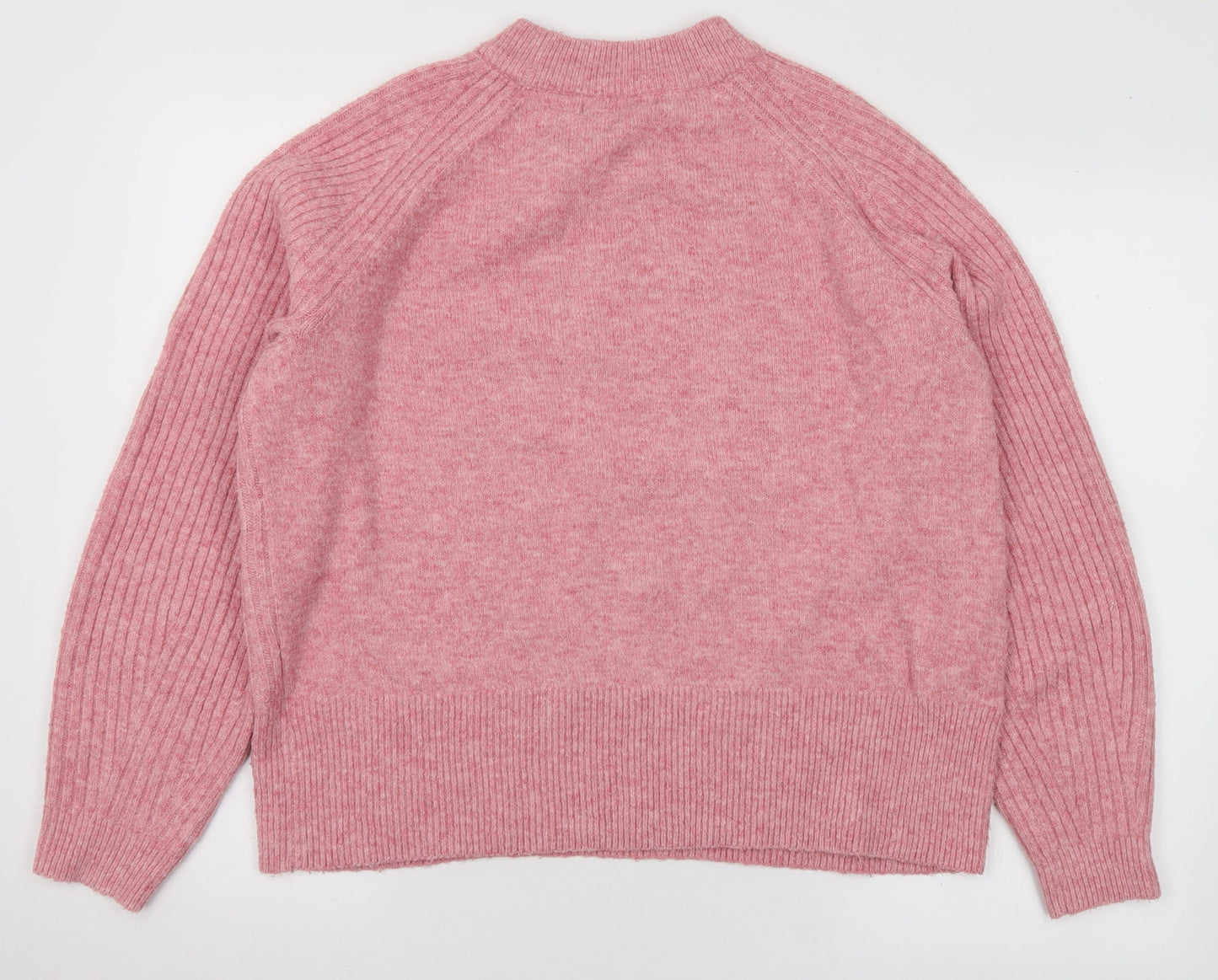 Womens UK Size M Marks and Spencer Pink Pullover Jumper