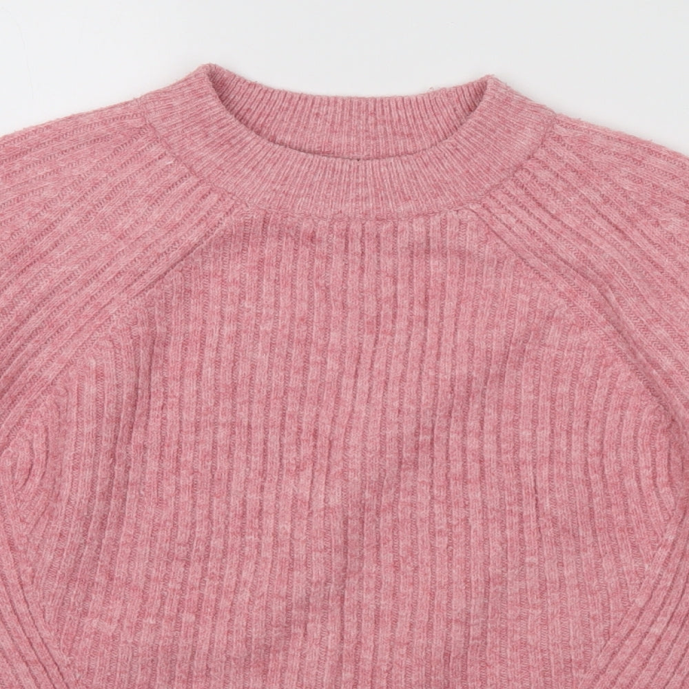 Womens UK Size M Marks and Spencer Pink Pullover Jumper