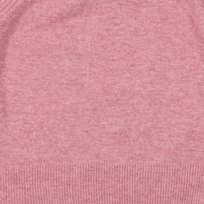 Womens UK Size M Marks and Spencer Pink Pullover Jumper