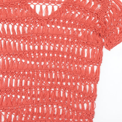 Womens UK Size L Dorothy Perkins Red Pullover Jumper