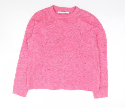 Womens UK Size S Only Pink Pullover Jumper