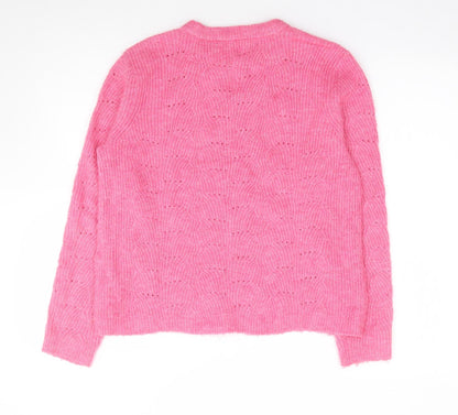 Womens UK Size S Only Pink Pullover Jumper