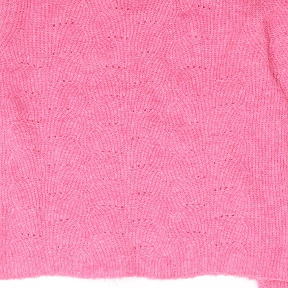 Womens UK Size S Only Pink Pullover Jumper