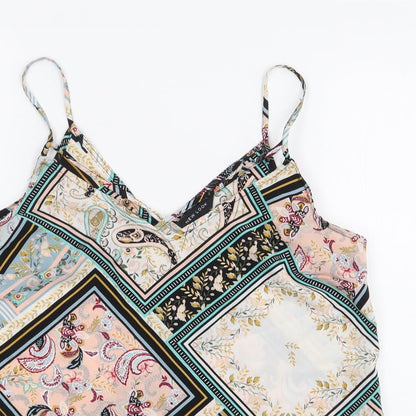 Womens UK Size 10 New Look Multicoloured Camisole Tank