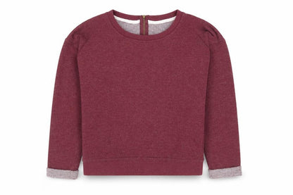 Primark Womens Red Polyester Pullover Sweatshirt Size 8 Pullover