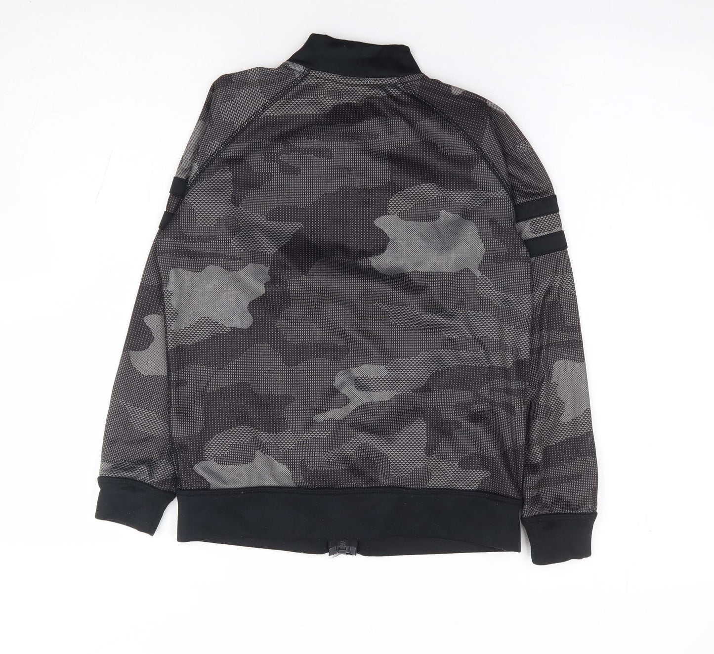 Gap Womens Grey Camouflage Polyester Full Zip Sweatshirt Size 8 Zip