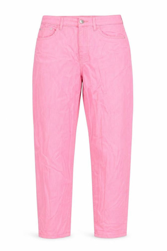 Womens UK Size 8 F&F Regular Fit Straight Pink Jeans