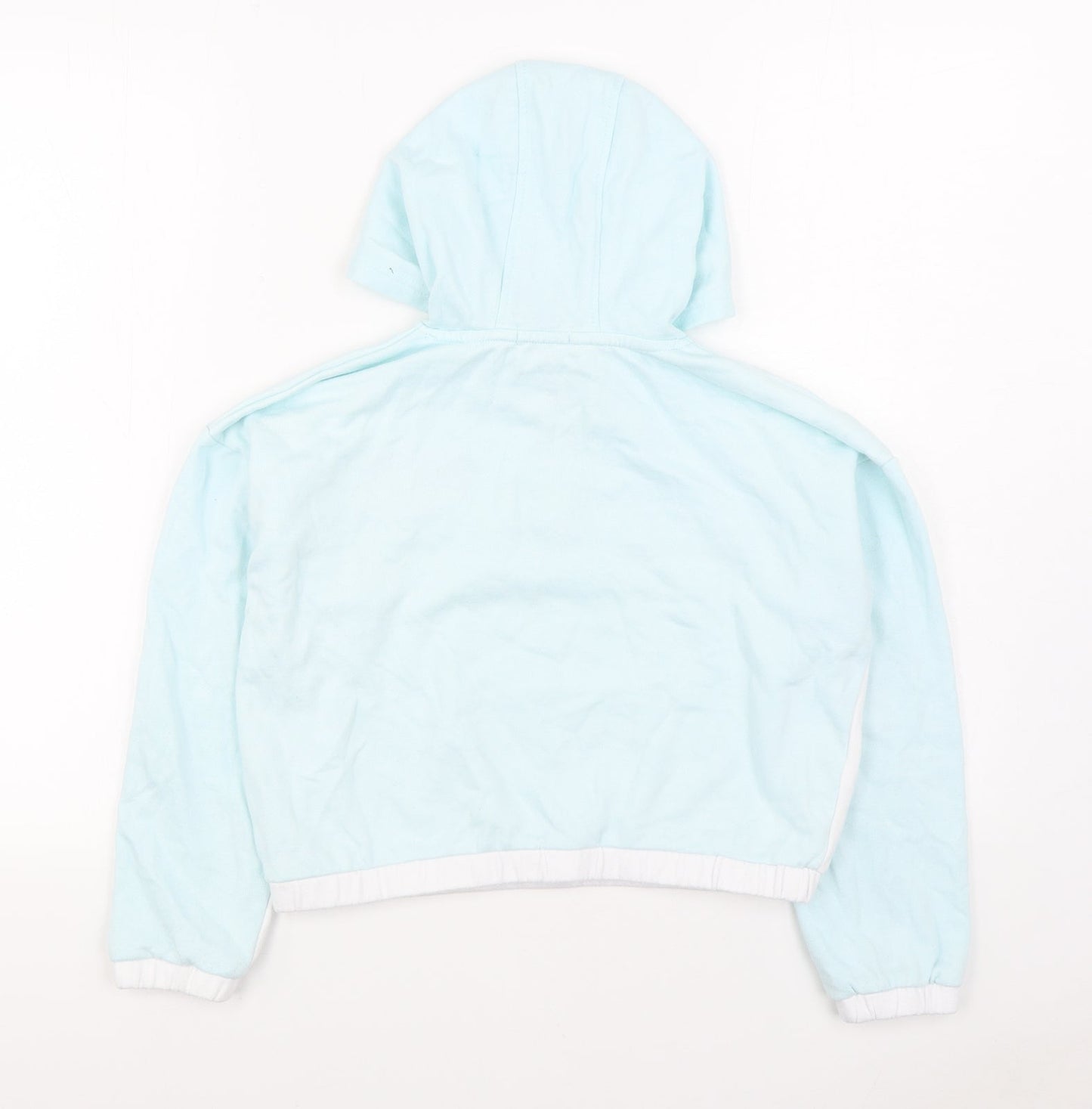 Primark Girls Blue Cotton Pullover Hoodie Size 10-11 Years Zip