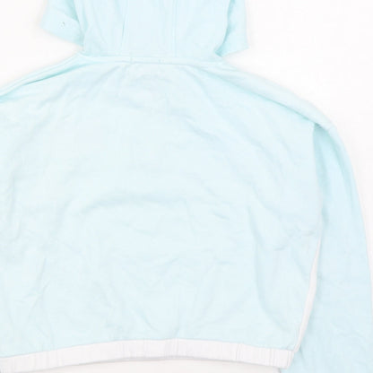 Primark Girls Blue Cotton Pullover Hoodie Size 10-11 Years Zip