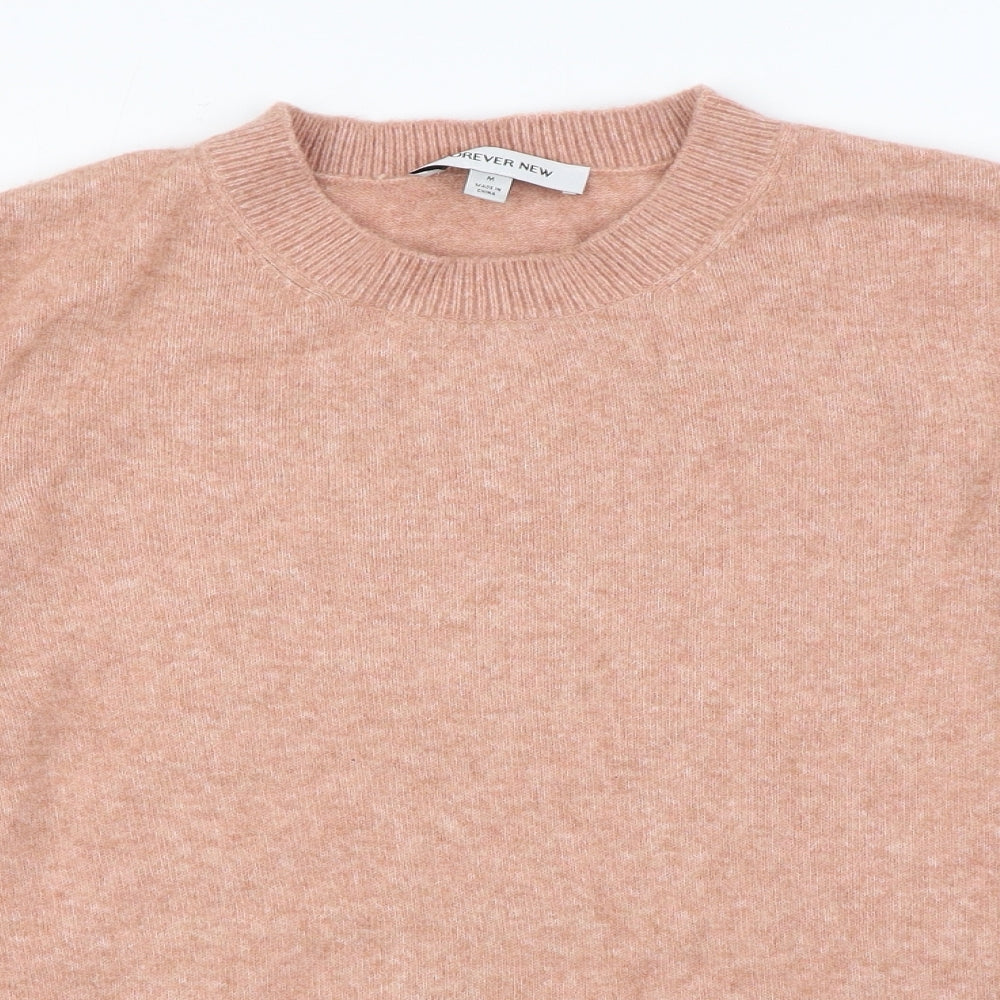 Womens UK Size M Forever New Pink Pullover Jumper