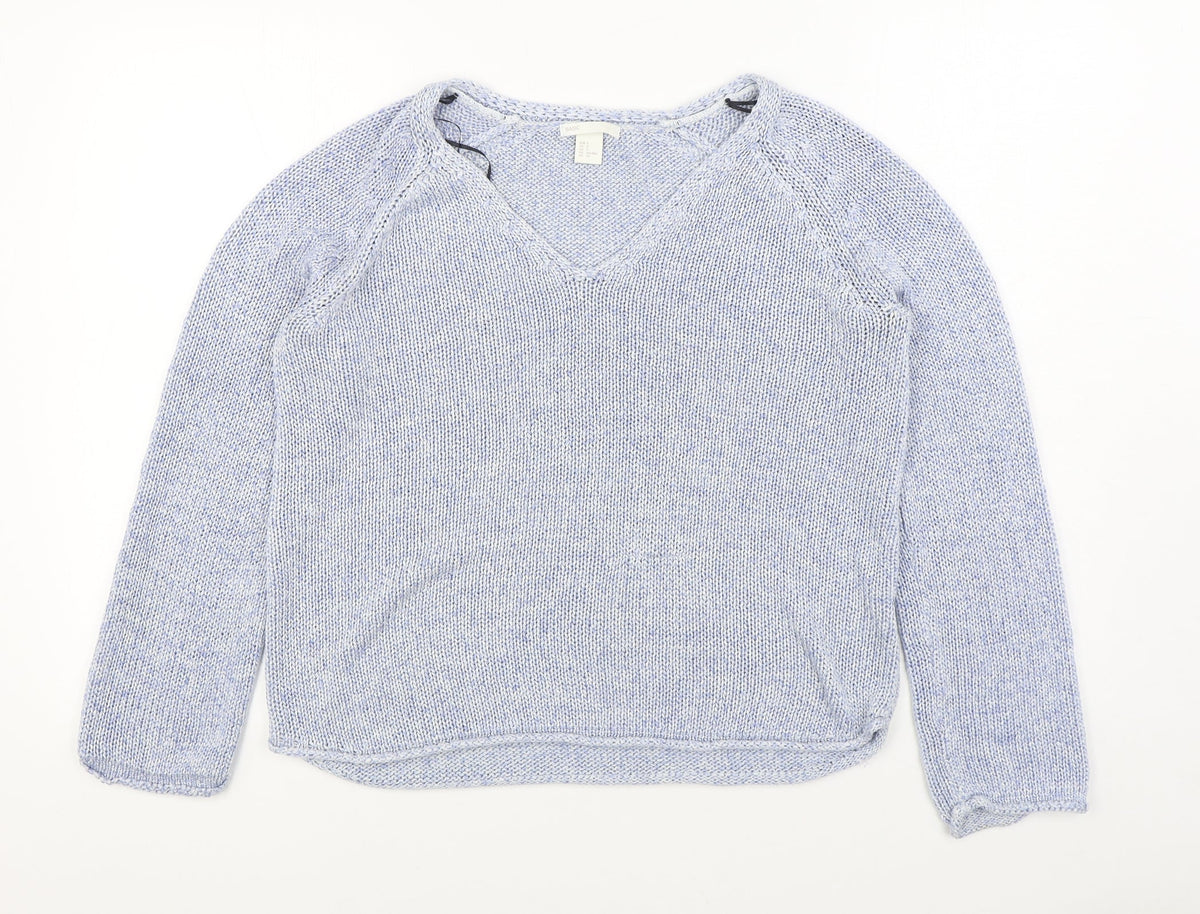 Womens UK Size S H&M Blue Pullover Jumper