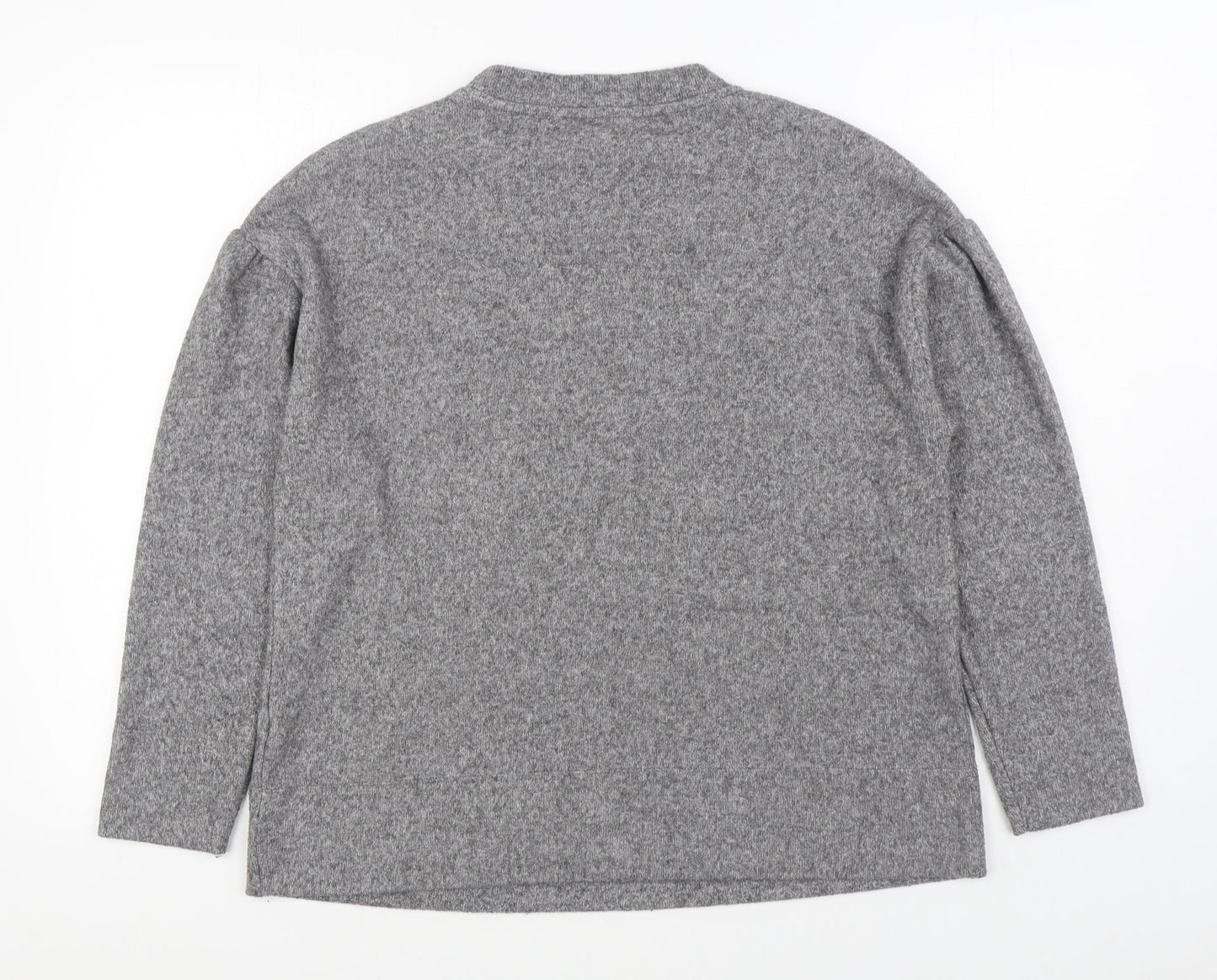 Womens UK Size M Dunnes Stores Grey Pullover Jumper
