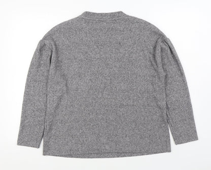 Womens UK Size M Dunnes Stores Grey Pullover Jumper